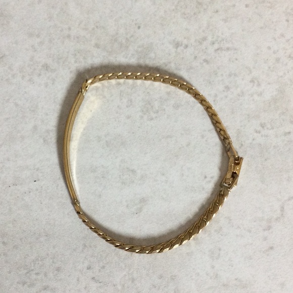 Avon Gold chain bar link bracelet - Picture 3 of 10